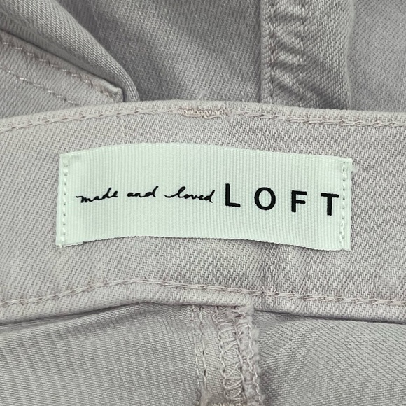 LOFT Purple Modern Skinny Crop Jeans Size 31 Women's - Picture 2 of 6